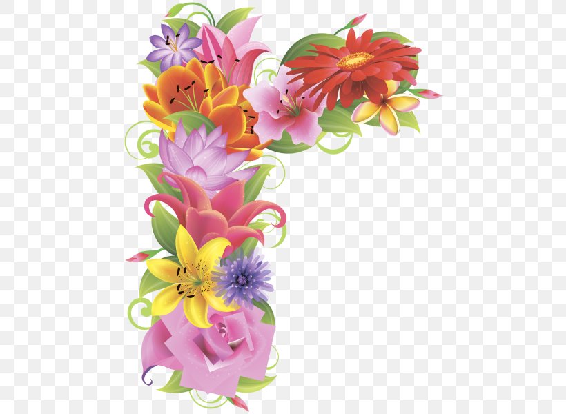 Floral Design Letter English Alphabet Flower, PNG, 500x600px, Floral Design, Alphabet, Artificial Flower, Blume, Character Download Free