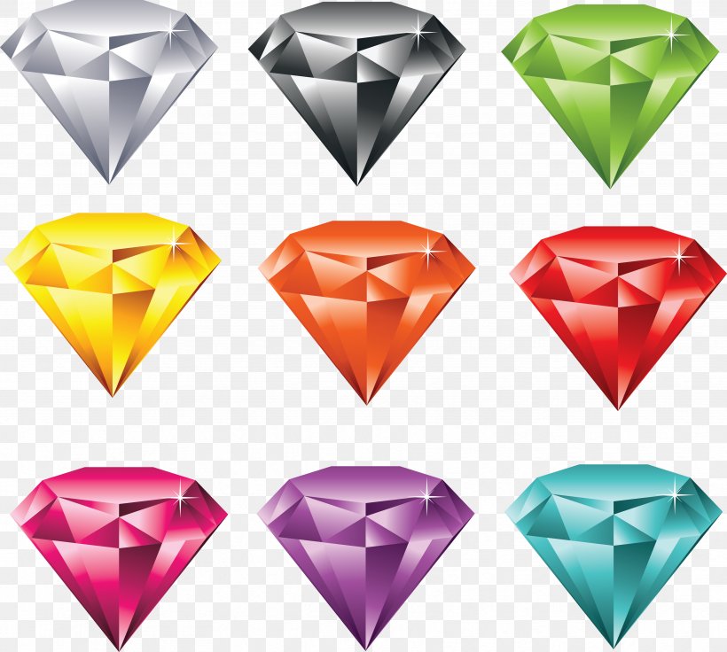 Gemstone Royalty-free Jewellery Clip Art, PNG, 3517x3157px, Diamond Color, Blue Diamond, Brooch, Color, Diamond Download Free