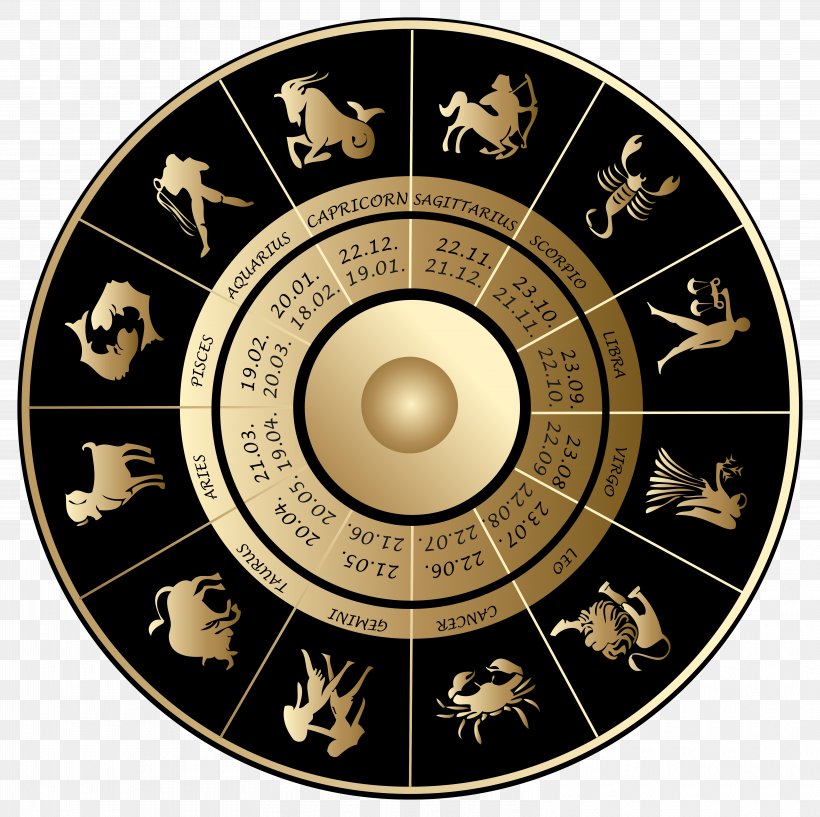 Horoscope Astrological Sign Zodiac Astrology Taurus, PNG, 6310x6292px, Astrological Sign, Aries, Astrology, Capricorn, Clock Download Free