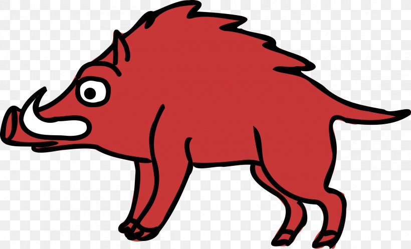 Pig Dog Cartoon Clip Art, PNG, 2400x1457px, Wild Boar, Animal, Area, Artwork, Cartoon Download Free