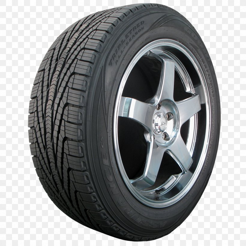 Tread Formula One Tyres Natural Rubber Goodyear Tire And Rubber Company Alloy Wheel, PNG, 1000x1000px, Tread, Alloy Wheel, Auto Part, Automotive Tire, Automotive Wheel System Download Free