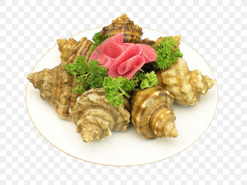 Seafood Sea Snail Ingredient Eating, PNG, 1024x768px, Seafood, Animal Source Foods, Appetizer, Asian Food, Bolinus Brandaris Download Free