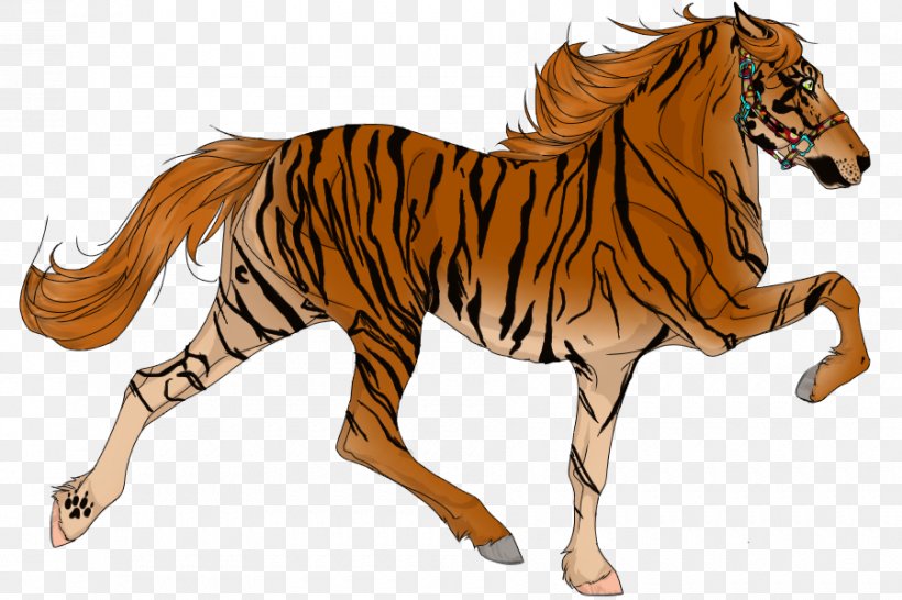 Tiger Lion Mustang Quagga Clip Art, PNG, 900x600px, Tiger, Animal, Animal Figure, Big Cats, Carnivoran Download Free