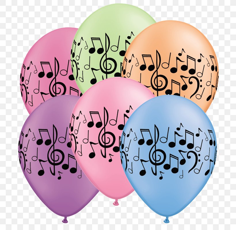 Balloon Musical Note Birthday Musical Theatre, PNG, 800x800px, Watercolor, Cartoon, Flower, Frame, Heart Download Free