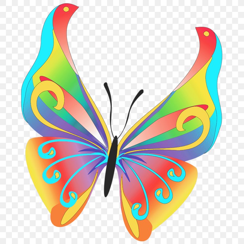 Butterfly Free Content Clip Art, PNG, 694x820px, Butterfly, Arthropod, Brush Footed Butterfly, Drawing, Free Content Download Free