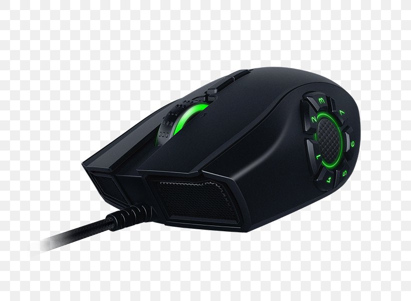 Computer Mouse Razer Naga Hex V2 Razer Inc. Multiplayer Online Battle Arena, PNG, 800x600px, Computer Mouse, Button, Color, Computer Component, Dots Per Inch Download Free