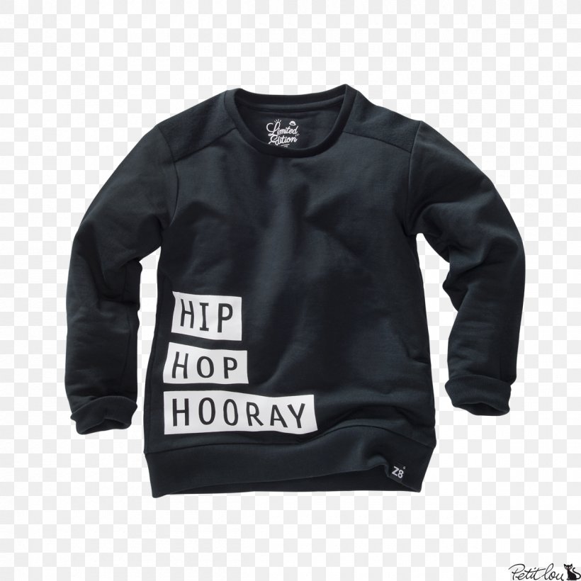 Hoodie T-shirt Petit Lou Kinder Fashion Sleeve Sweater, PNG, 1200x1200px, Hoodie, Black, Boy, Brand, Gilets Download Free