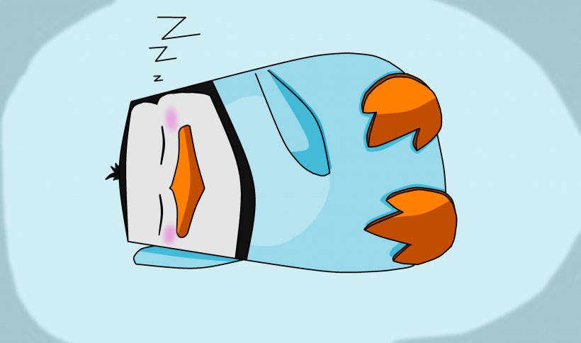 Penguin Sleep Clip Art, PNG, 2560x1513px, Penguin, Art, Bird, Blog, Cartoon Download Free