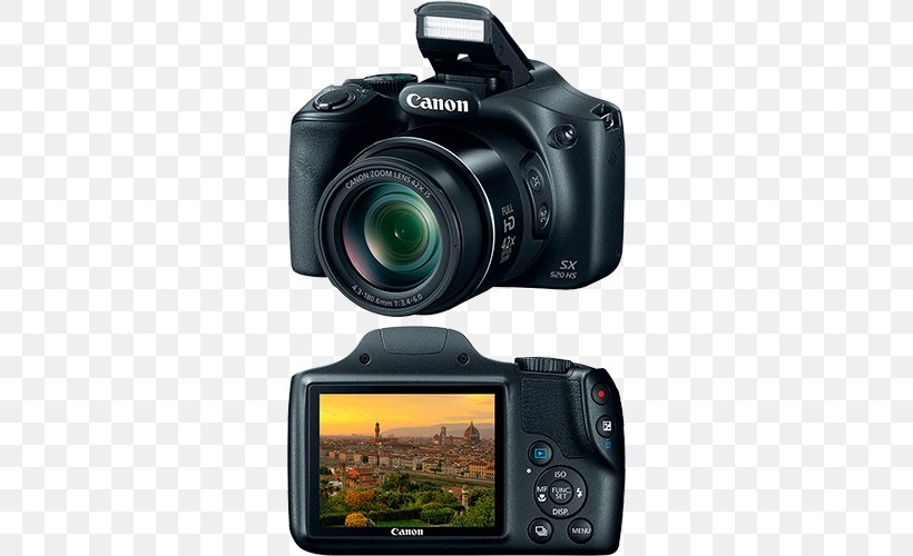 Canon PowerShot SX520 HS Canon EOS 1300D Point-and-shoot Camera, PNG, 500x500px, Canon Powershot Sx520 Hs, Camera, Camera Accessory, Camera Lens, Cameras Optics Download Free