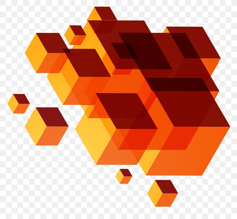 Cube Geometry Euclidean Vector, PNG, 800x759px, Cube, Geometry, Information, Orange, Technology Download Free