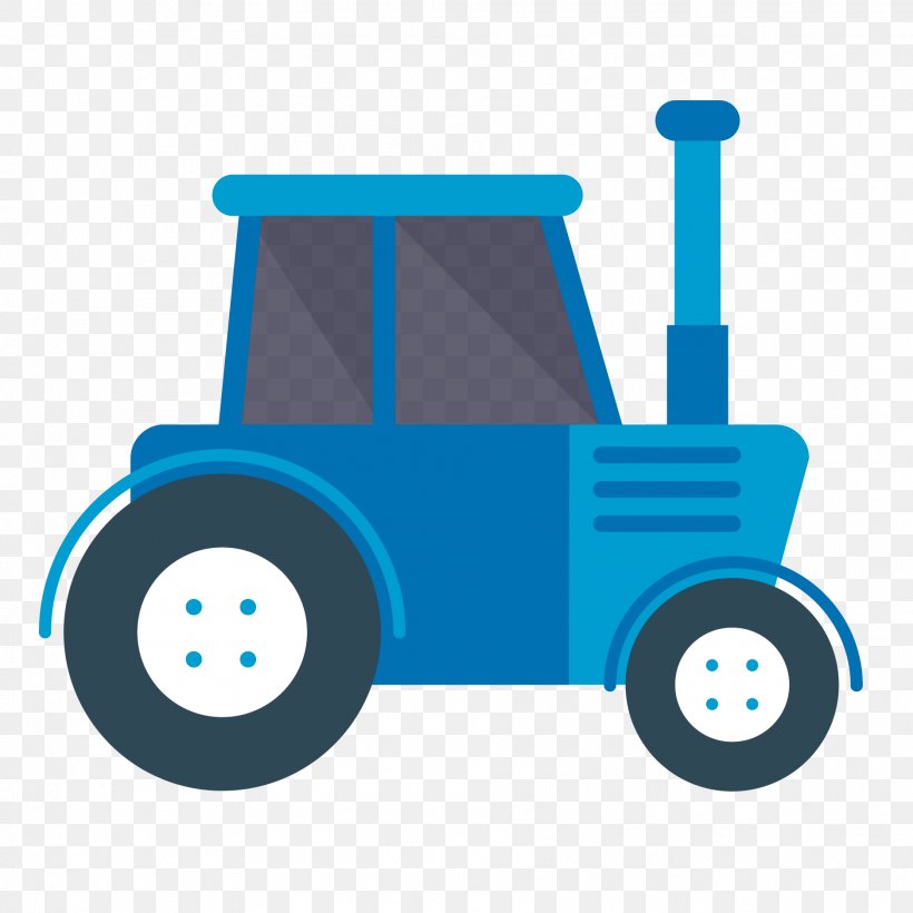 Euclidean Vector Illustration, PNG, 1875x1875px, Tractor, Cartoon, Element, Flat Design, Motor Vehicle Download Free