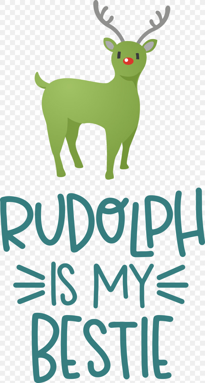 Rudolph Is My Bestie Rudolph Deer, PNG, 1608x3000px, Rudolph Is My Bestie, Cartoon, Christmas, Deer, Dog Download Free