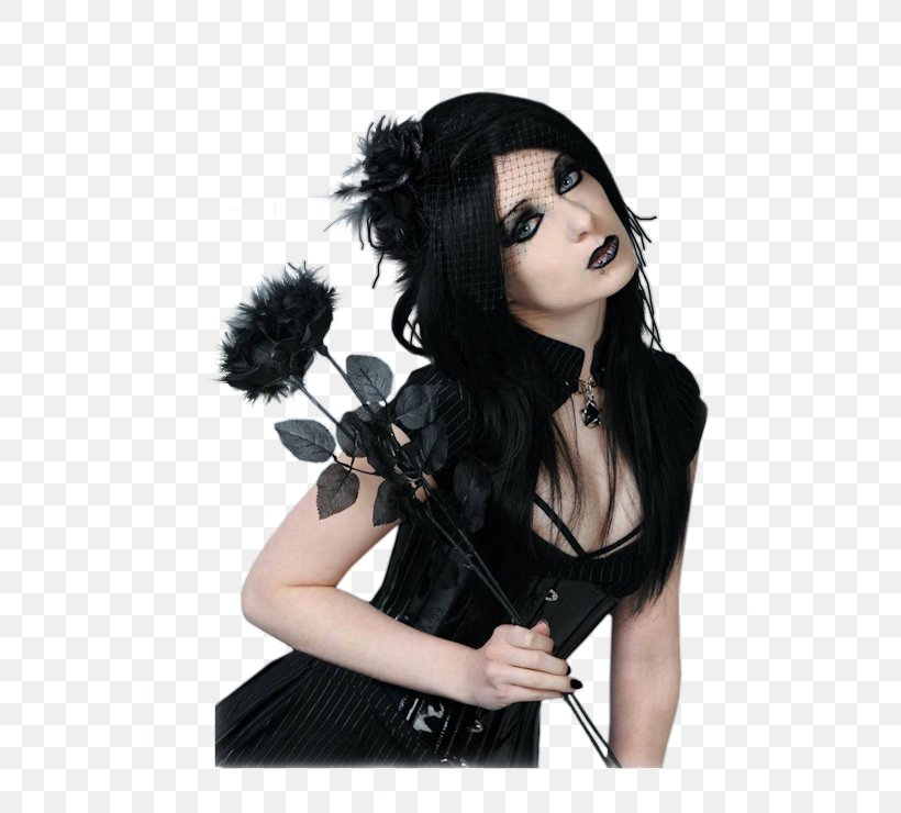 Goth Subculture Cybergoth Gothic Fashion Gothic Beauty, PNG, 555x740px, Goth Subculture, Alternative Fashion, Audio, Black Hair, Brown Hair Download Free