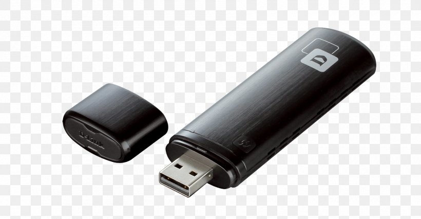IEEE 802.11ac D-Link DWA-182 Wi-Fi USB, PNG, 1800x936px, Ieee 80211ac, Adapter, Computer, Computer Component, Data Storage Device Download Free