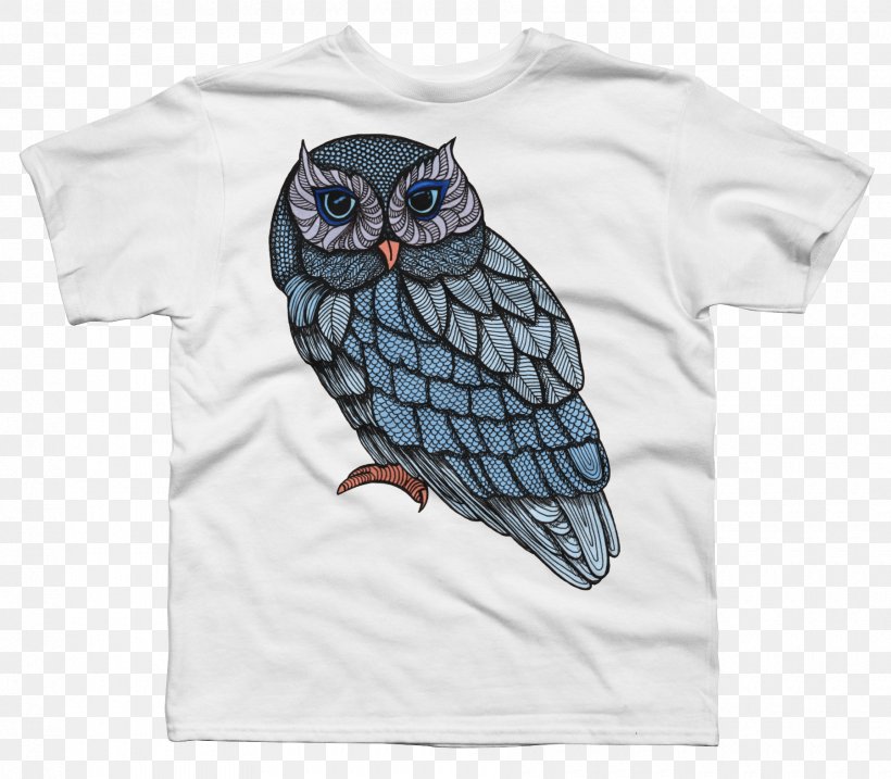 Owl T-shirt Sleeve Textile Pocket, PNG, 1800x1575px, Owl, Beak, Bird, Bird Of Prey, Neck Download Free