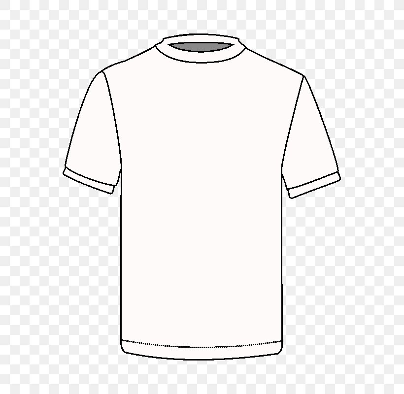 T-shirt Collar Sleeve Neck, PNG, 600x800px, Tshirt, Active Shirt, Area, Black, Black And White Download Free