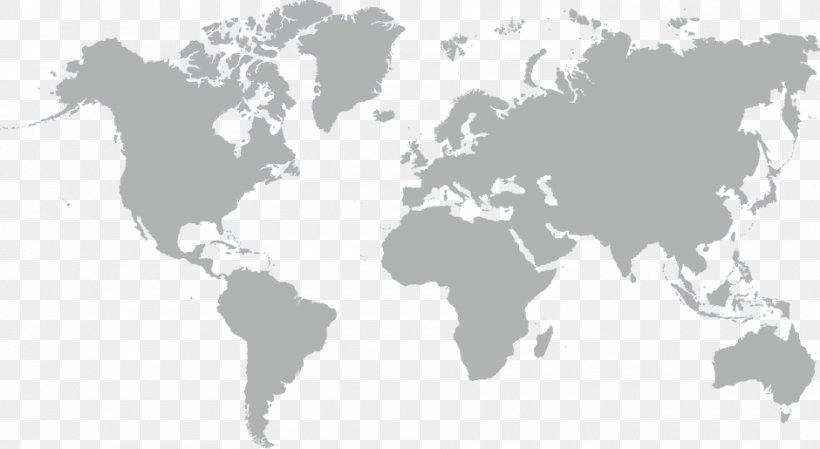 World Map, PNG, 940x515px, World, Atlas, Black And White, Contour Line ...