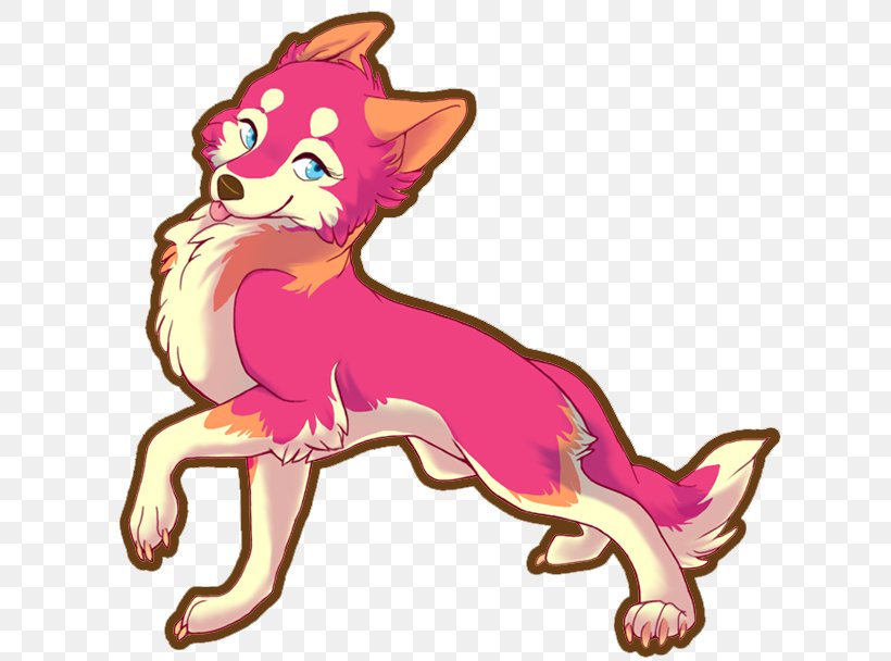 Dog Cat Pink M Clip Art, PNG, 624x608px, Dog, Animal, Animal Figure, Canidae, Carnivoran Download Free