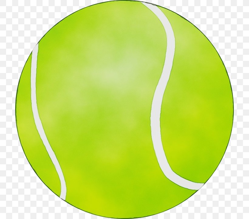 Tennis Ball, PNG, 720x720px, Watercolor, Ball, Green, Logo, Oval Download Free