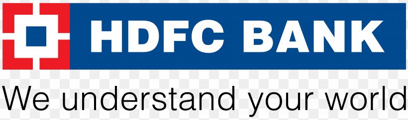HDFC Bank Loan Money Finance, PNG, 9600x2856px, Hdfc Bank, Advertising, Area, Bank, Bank Account Download Free