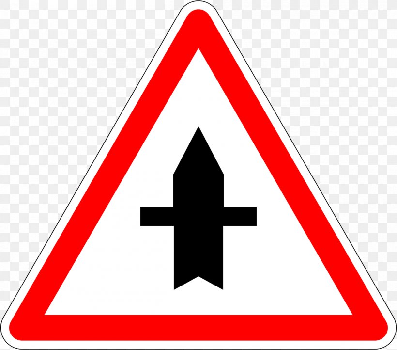 Priority Signs Traffic Sign Warning Sign Road Signs In France Yield Sign, PNG, 1200x1058px, Priority Signs, Area, Junction, Point, Red Download Free