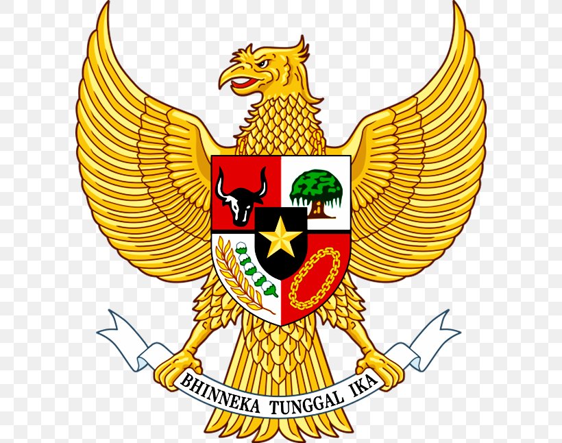 National Emblem Of Indonesia Garuda Pancasila Coat Of Arms, PNG, 600x646px, Indonesia, Art, Artwork, Beak, Coat Of Arms Download Free
