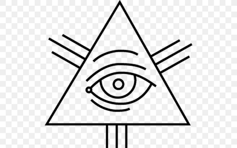 Eye Of Providence Divine Providence Symbol Eye Of Horus Trinity, PNG, 512x512px, Eye Of Providence, Area, Black And White, Divine Providence, Eye Download Free