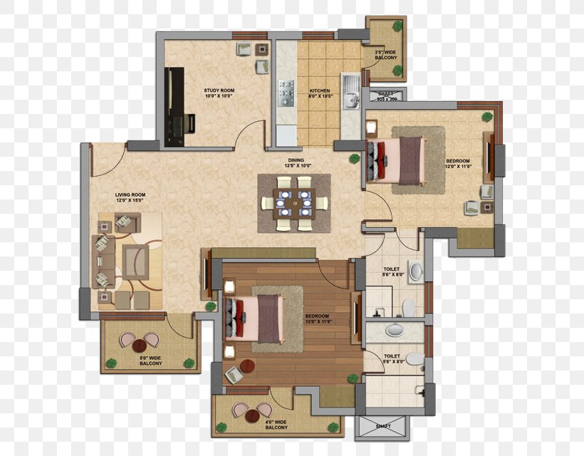 1000 Trees Floor Plan Apartment, PNG, 800x640px, Floor Plan, Apartment, Elevation, Facade, Floor Download Free