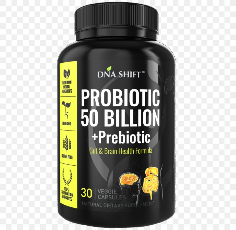 Dietary Supplement Probiotic Prebiotic Health Gastrointestinal Tract, PNG, 800x800px, Dietary Supplement, Bacteria, Brand, Colonyforming Unit, Curcumin Download Free