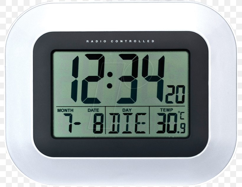 Digital Clock La Crosse Technology Alarm Clocks Atomic Clock, PNG, 800x634px, Clock, Alarm Clock, Alarm Clocks, Atomic Clock, Digital Clock Download Free