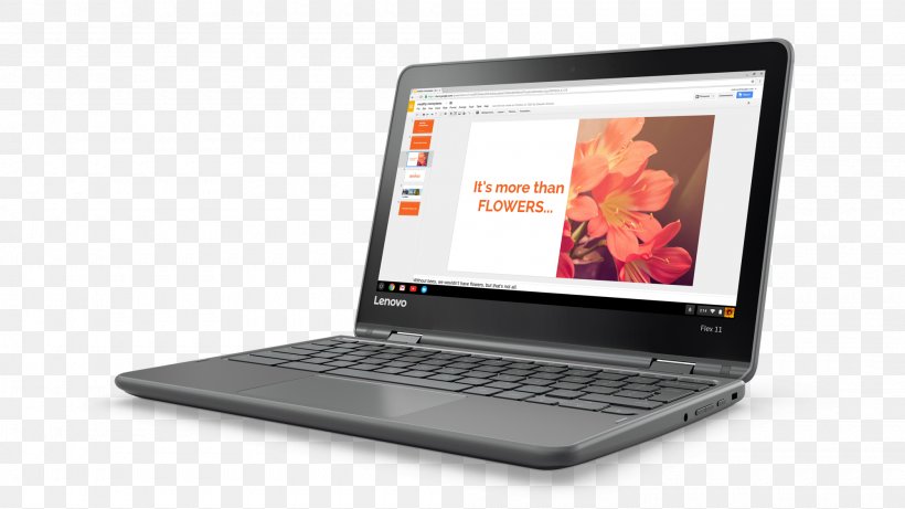 Laptop Lenovo Flex 11 Chromebook Chrome OS, PNG, 2000x1126px, 2in1 Pc, Laptop, Celeron, Chrome Os, Chromebook Download Free
