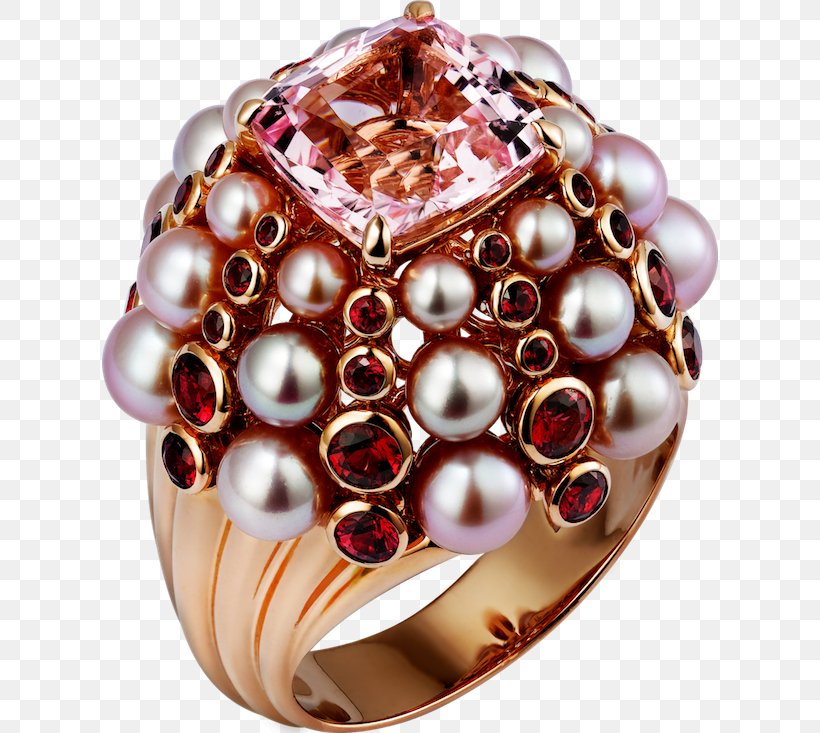 Pearl Ring Cartier Jewellery Gold, PNG, 616x733px, Pearl, Bead, Bracelet, Cabochon, Cartier Download Free