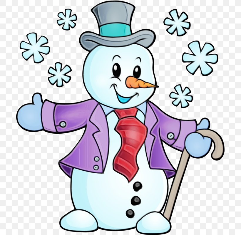 Snowman, PNG, 709x800px, Watercolor, Cartoon, Fictional Character, Paint, Pleased Download Free