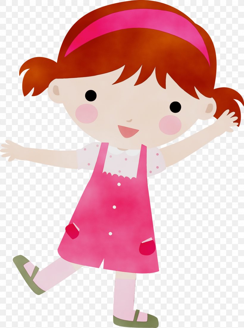 Cartoon Pink Clip Art Animation Fictional Character, PNG, 2232x3000px, Watercolor, Animation, Cartoon, Fictional Character, Paint Download Free