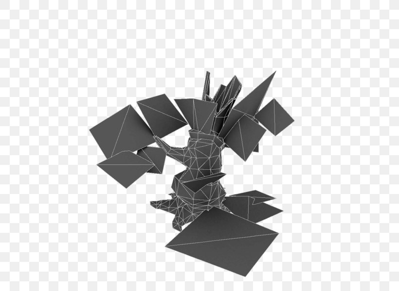 Low Poly CGTrader Video Game 3D Computer Graphics Prototype, PNG, 600x600px, 3d Computer Graphics, Low Poly, Augmented Reality, Black And White, Cgtrader Download Free