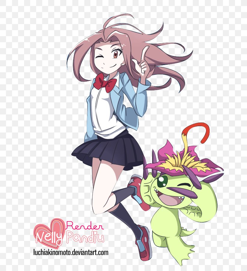 Mimi Tachikawa Palmon Agumon Digimon Adventure Tri., PNG, 700x900px, Watercolor, Cartoon, Flower, Frame, Heart Download Free