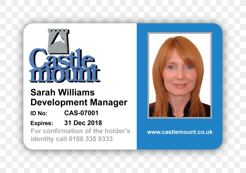 Identity Document Photo Identification Castlemount Ltd Badge, PNG, 1490x1050px, Identity Document, Badge, Blue, Brand, Castlemount Ltd Download Free