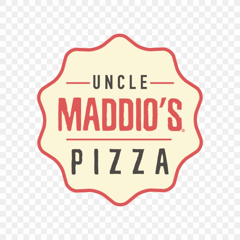 Logo Uncle Maddio's Pizza Joint Food, PNG, 900x900px, Logo, Area, Brand, Food, Label Download Free