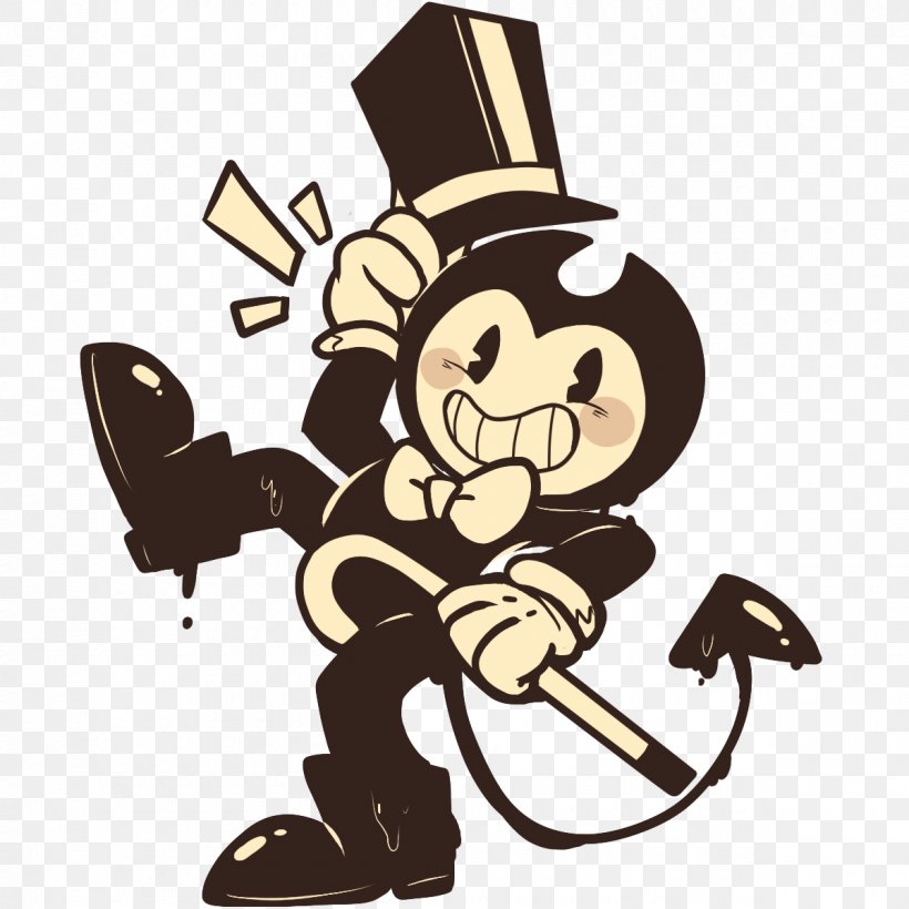 Bendy And The Ink Machine Cuphead Drawing Video Games Joey Drew Studios Inc., PNG, 1200x1200px, Bendy And The Ink Machine, Cartoon, Cuphead, Drawing, Fictional Character Download Free
