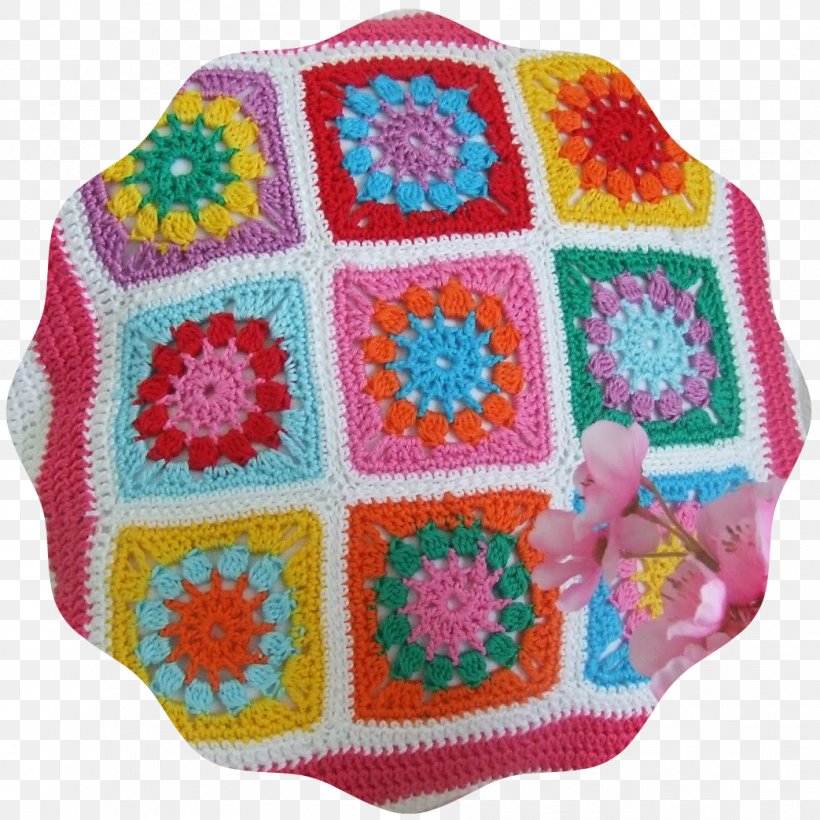 Crochet Wool Granny Square Knitting Needlework, PNG, 1043x1043px, Crochet, Blanket, Craft, Cushion, Granny Square Download Free