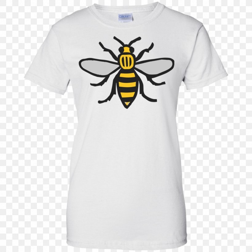 Manchester T-shirt Worker Bee Hoodie, PNG, 1155x1155px, Manchester, Active Shirt, Badge, Bee, Brand Download Free