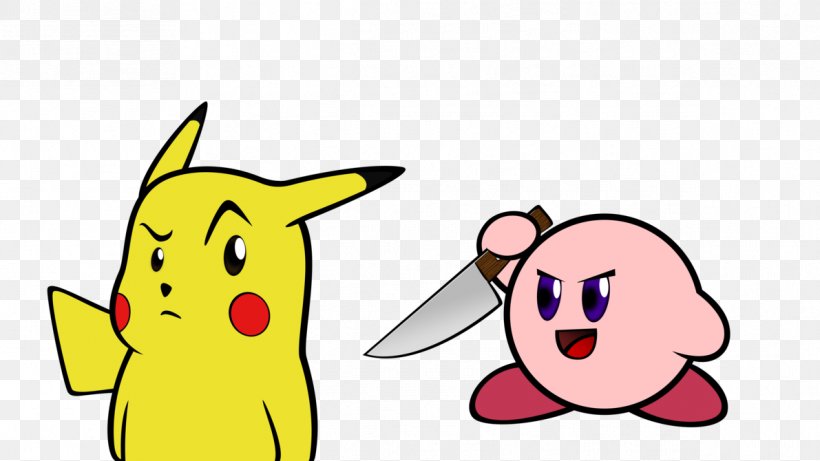 Meta Knight Pikachu Kirby Wii U Super Smash Bros. Brawl, PNG, 1191x670px, Watercolor, Cartoon, Flower, Frame, Heart Download Free
