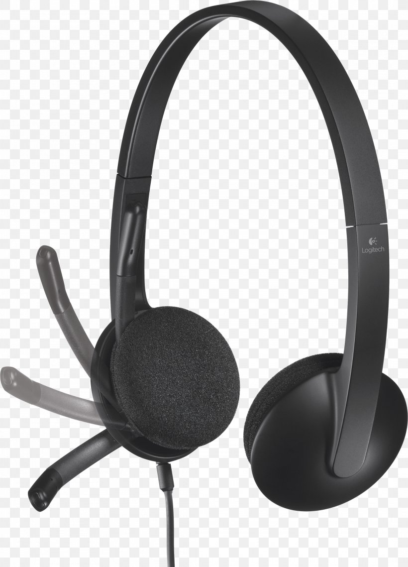 Noise-canceling Microphone Logitech H340 Headset Headphones, PNG, 2125x2953px, Microphone, Active Noise Control, Audio, Audio Equipment, Computer Download Free
