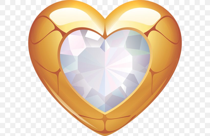 Heart Gold Clip Art, PNG, 600x531px, Watercolor, Cartoon, Flower, Frame, Heart Download Free