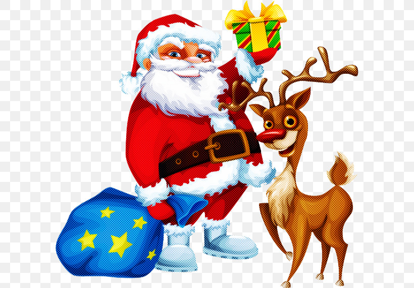 Santa Claus, PNG, 600x570px, Santa Claus, Christmas, Christmas Eve, Deer Download Free