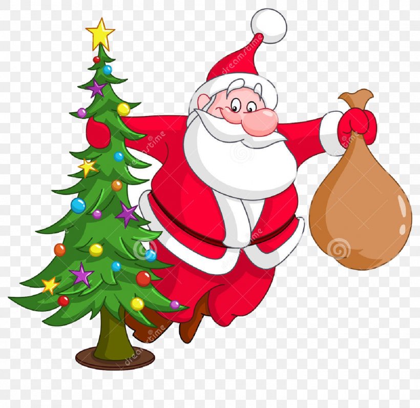 Santa Claus Christmas Tree Clip Art, PNG, 1500x1457px, Santa Claus, Christmas, Christmas Decoration, Christmas Music, Christmas Ornament Download Free