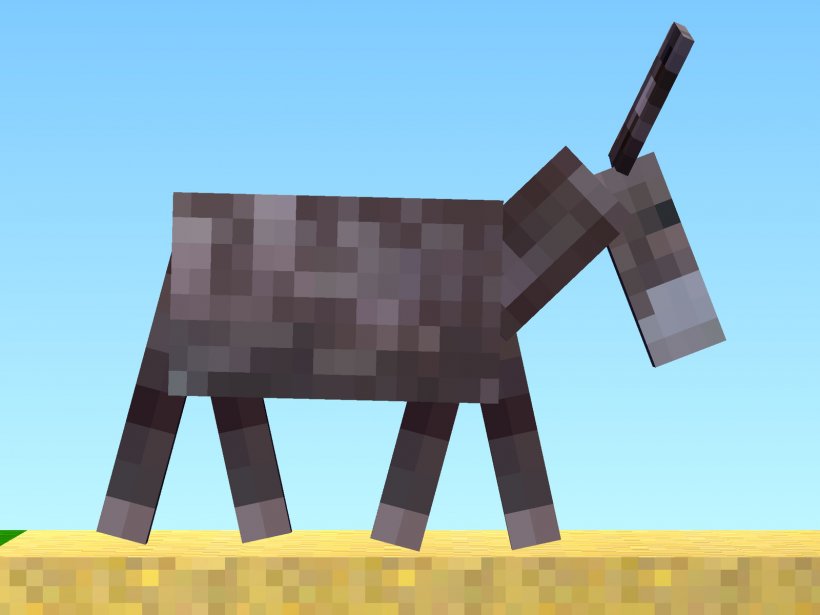 The Blockheads Donkey Horse Mane Pack Animal, PNG, 1600x1200px, Blockheads, Animal, Color, Donkey, Grey Download Free