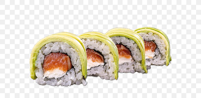 California Roll Sushi Sashimi Japanese Cuisine Tempura, PNG, 640x400px, California Roll, Asian Food, Avocado, Comfort Food, Cream Cheese Download Free