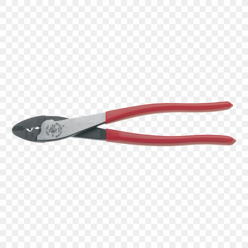 Crimp Wire Stripper American Wire Gauge Klein Tools Diagonal Pliers, PNG, 1000x1000px, Crimp, American Wire Gauge, Cutting Tool, Diagonal Pliers, Die Download Free