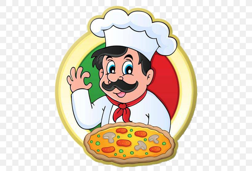 Pizza Delivery Italian Cuisine Royalty-free, PNG, 500x557px, Pizza, Animation, Artwork, Cartoon, Chef Download Free